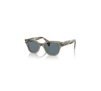 Ray-Ban Rb0880s Gafas De Sol Havana Y Verde A Rayas Montura Azul Lentes Polarizado 52-19