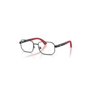 Ray-Ban Rb1060 Optics Kids Bio-based Negro Sobre Goma Rojo Montura Transparente Lentes Polarizado 46-16