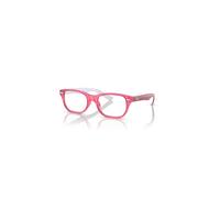 Ray-Ban Rb1555 Optics Kids Marvel Gwen Stacy Pink With Internal Pattern Pink Montura Lente De Demostración Lentes Polarizado 48-16
