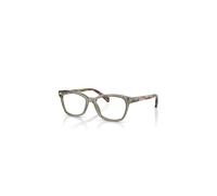 Ray-Ban Rb1591 Optics Kids Havana Y Verde A Rayas Montura Transparente Lentes Polarizado 48-16