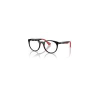 Ray-Ban Rb1628 Optics Kids Bio-based Negro Sobre Rojo Montura Lente De Demostración Lentes Polarizado 48-17