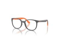 Ray-Ban Rb1631 Optics Kids Bio-based Dark Grey On Orange Montura Transparente Lentes 45-16