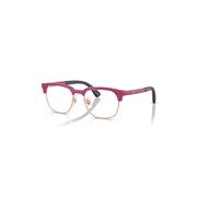 Ray-Ban Rb1641 Optics Kids Bio-based Fucsia Sobre Goma Violeta Montura Transparente Lentes Polarizado 46-17