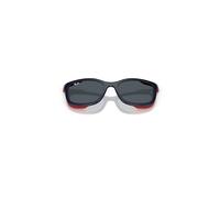 Ray-Ban Rb1644 Clip-on Kids Bio-based Azul Sobre Goma Rojo Montura Gris Lentes 48-16
