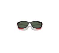 Ray-Ban Rb1644 Clip-on Kids Bio-based Negro Sobre Goma Rojo Montura Verde Lentes 48-16