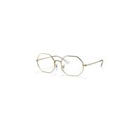 Ray-Ban Rb1972v Octagon Oro Montura Transparente Lentes Polarizado 51-19