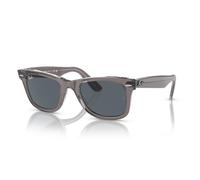 Gafas De Sol Ray-Ban Wayfarer Rb 2140 54 1355r5 Gris Sobre Transparente