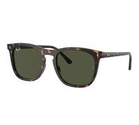 Ray - Ban Unisex RB2210 902/31 Gafas de sol Acetato Tortuga Verde Cuadrada Normal