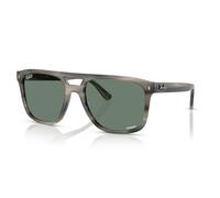 Ray - Ban Unisex RB2213CH 14243R Gafas de sol Acetato Tortuga Gris Cuadrada Polarizado