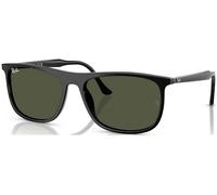 Ray - Ban Unisex RB2216 901/31 Gafas de sol Acetato Negro Verde Cuadrada Normal