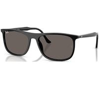 Ray - Ban Unisex RB2216 901/B1 Gafas de sol Acetato Negro Gris Cuadrada Normal