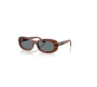 Ray-Ban Rb2221 Gafas De Sol Habana A Rayas Montura Azul Lentes 53-18