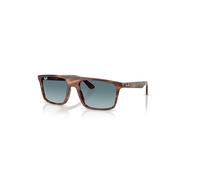 Ray-Ban Rb2222 Gafas De Sol Habana A Rayas Montura Azul Lentes 57-20