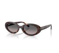 Ray - Ban Mujer Ray - Ban RB2223 902/M3 Gafas de sol Acetato Tortuga Gris Redonda Polarizado