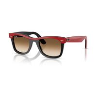 Ray - Ban Unisex Ray - Ban RB2240 WAYFARER 955/51 Gafas de sol Acetato Rojo Marrón Cuadrada Normal Sombreado