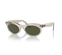 Ray - Ban Unisex RB2242 WAYFARER OVAL 138331 Gafas de sol Acetato Gris Verde Redonda Normal
