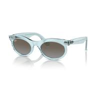 Ray - Ban Unisex RB2242 WAYFARER OVAL 138596 Gafas de sol Acetato Azul claro Azul Redonda Normal Sombreado