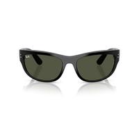 Ray-Ban Rb2289 Mega Balorama - Gafas de sol cuadradas, Negro/Verde, 60 mm