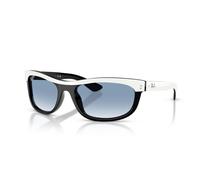 Ray - Ban Unisex Ray - Ban RB2489 BALORAMA 14443F Gafas de sol Acetato Blanco Azul Cuadrada Normal Sombreado