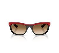 Ray - Ban Unisex Ray - Ban RB2489 BALORAMA 955/51 Gafas de sol Acetato Rojo Marrón Cuadrada Normal Sombreado