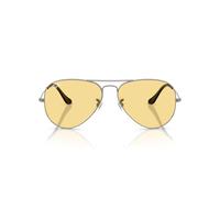 Ray-Ban RB3025 - Gafas de sol polarizadas clásicas estilo aviador, Plomo/ Amarillo, 58 mm