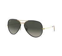 Ray - Ban Unisex RB3025JM AVIATOR FULL COLOR 919671 Gafas de sol Metal Negro Gris Piloto Normal Sombreado