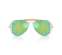 Ray - Ban Unisex Ray - Ban x DOLCE&GABBANA RB3029M 001/8N Gafas de sol Metal Oro Gris Piloto Espejo