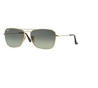Ray-Ban RB3136 - Caravan, gafas de sol, unisex, color gris (gold), 58 15