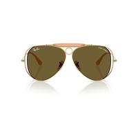 Ray - Ban Unisex Ray - Ban x DOLCE&GABBANA RB3138M 001/73 Gafas de sol Metal Oro Marrón Piloto Normal
