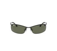Ray - Ban Hombre RB3183 RB3183 004/9A Gafas de sol Metal Gris G15 Cuadrada Polarizado
