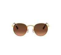 Ray-Ban Round Metal Gafas De Sol Bronce Claro Montura Rosa Lentes 53-21
