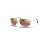 Ray-Ban Rb3543 Chromance Gafas De Sol Oro Arista Montura Violeta Lentes Polarizado 59-16