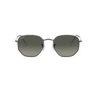 Ray - Ban Unisex RB3548N HEXAGONAL 004/71 Gafas de sol Metal Gris Gris Geométrico Normal Sombreado