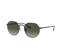 Ray-Ban Jack Gafas De Sol Negro Montura Gris Lentes 53-20