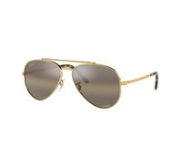 Ray - Ban Unisex RB3625 NEW AVIATOR 9196G5 Gafas de sol Metal Oro Marrón Piloto Polarizado Sombreado