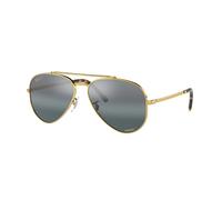 Ray - Ban Unisex RB3625 NEW AVIATOR 9196G6 Gafas de sol Metal Oro Plata Piloto Polarizado Sombreado