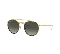 Ray - Ban Unisex RB3647N 923871 Gafas de sol Metal Oro Gris Redonda Normal Sombreado