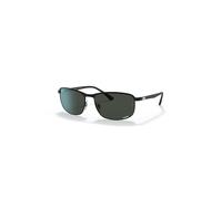 Ray - Ban Unisex Ray - Ban RB3671CH CHROMANCE 186/K8 Gafas de sol Metal Negro Gris Pillow Polarizado