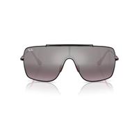 Ray-Ban Rb3697m Scuderia Ferrari Collection, Gafas Unisex Adulto, Negro/Violeta Espejo Gradiente Plateado, 35 mm