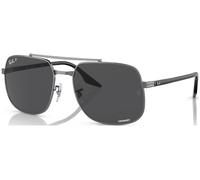 Ray-Ban Rb3699 Gafas De Sol Black Montura Gris Lentes Polarizados 56-18