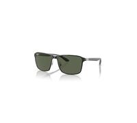 Ray-Ban Rb3721 Gafas De Sol Plateado Montura Verde Lentes 59-17