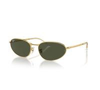 Ray - Ban Unisex Ray - Ban RB3734 001/31 Gafas de sol Metal Oro Verde Geométrico Normal