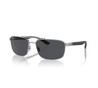 Ray - Ban Unisex RB3737 004/87 Gafas de sol Metal Gris Gris Cuadrada Normal