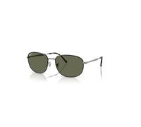 Ray - Ban Unisex RB3754 927458 Gafas de sol Metal Negro Verde Pillow Polarizado