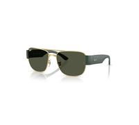 Ray - Ban Unisex Ray - Ban RB3756 001/31 Gafas de sol Metal Oro Verde Cuadrada Normal
