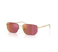 Ray - Ban Unisex Ray - Ban RB3768 001/D0 Gafas de sol Metal Oro Violeta Geométrico Reflejado