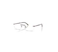 Ray-Ban Rb3768v Optics Burdeos Montura Transparente Lentes Polarizado 54-17