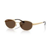 Ray - Ban Unisex Ray - Ban RB3774D 001/73 Gafas de sol Metal Oro Marrón Redonda Normal