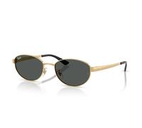 Ray - Ban Unisex Ray - Ban RB3774D 001/87 Gafas de sol Metal Oro Gris Redonda Normal