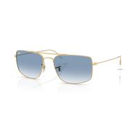 Ray-Ban Explorer III Gafas De Sol Oro Arista Montura Azul Lentes 59-18